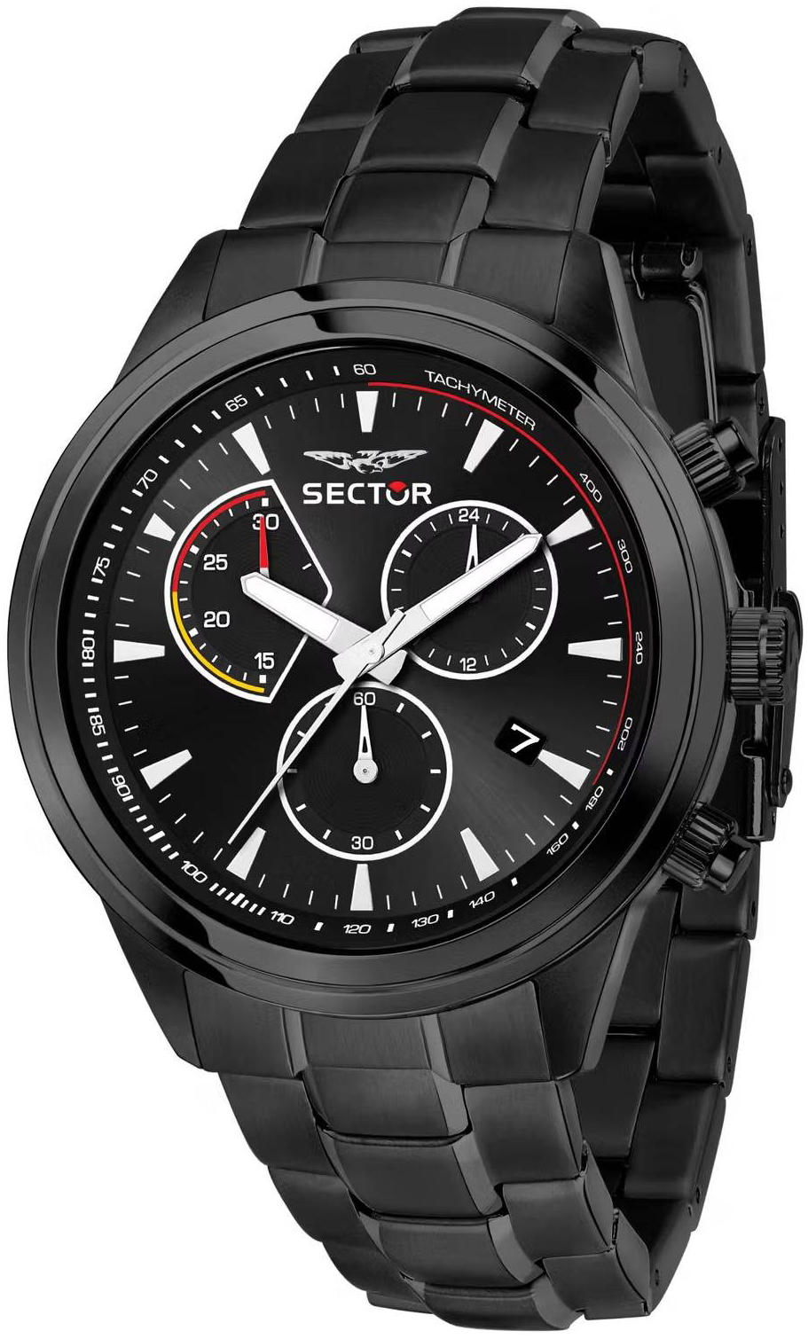 Sector 670 Herrklocka R3273740005 Svart/Stål Ø45 mm - Sector
