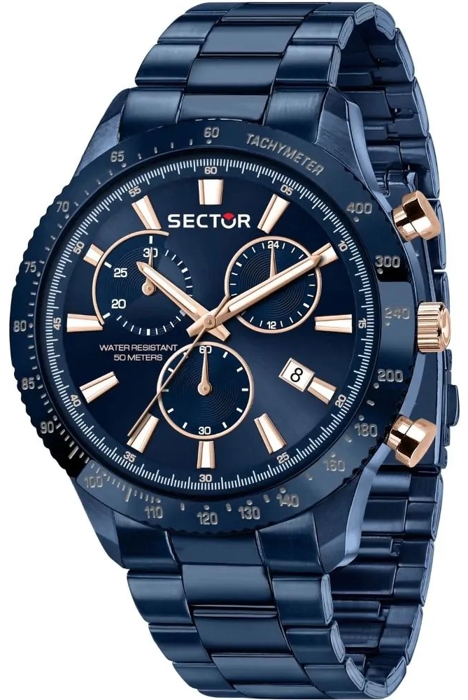 Sector 270 Herrklocka R3273778004 Blå/Stål Ø45 mm - Sector