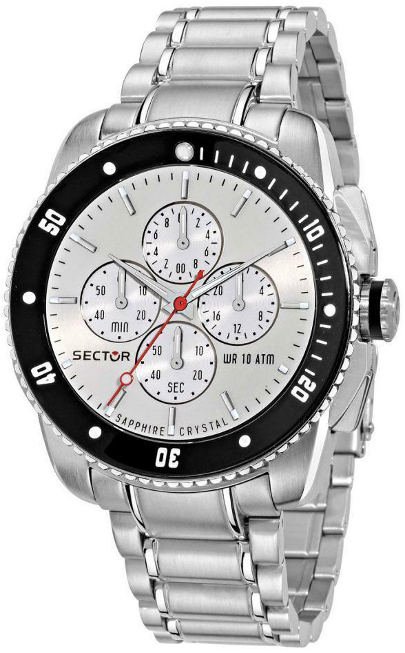 Sector Herrklocka R3273903007 Silverfärgad/Stål Ø45 mm - Sector