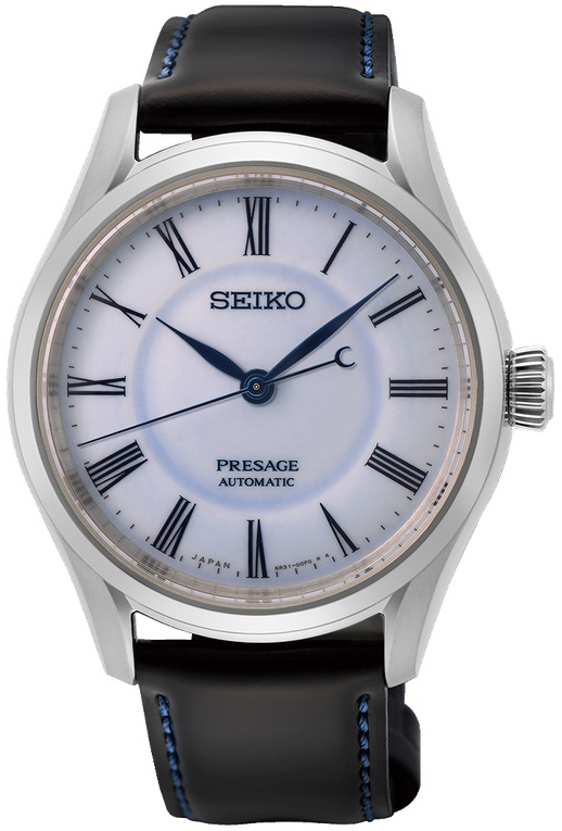 Seiko Herrklocka SPB319J1 Presage Vit/Läder Ø40.5 mm - Seiko
