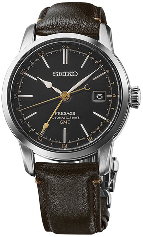 Seiko Herrklocka SPB447J1 Presage Svart/Läder Ø40.2 mm - Seiko