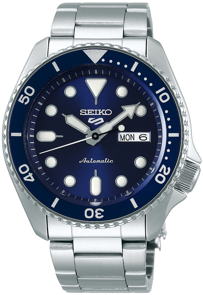 Seiko 5 Sports Herrklocka SRPD51K1 Blå/Stål Ø43 mm - Seiko