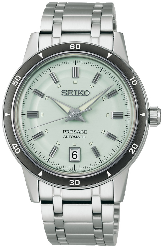 Seiko Herrklocka SRPL71J1 Presage Grön/Stål Ø39.5 mm - Seiko