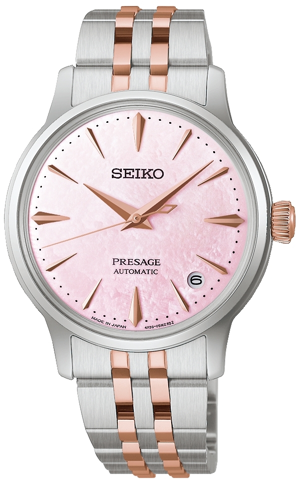 Seiko Damklocka SRPM06J1 Prospex Rosa/Roséguldstonat stål Ø34 mm