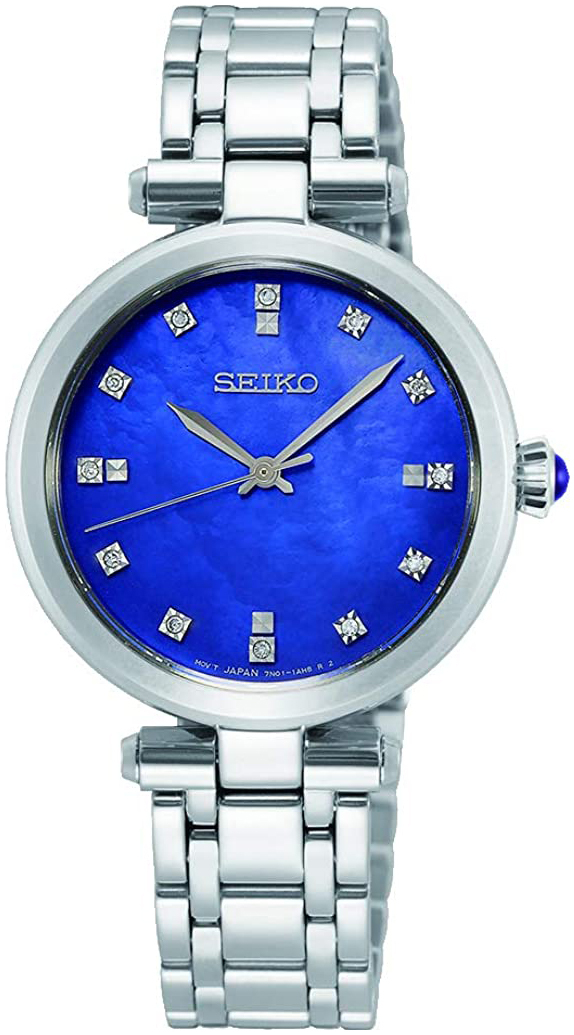 Seiko Damklocka SRZ531P1 Blå/Stål Ø30 mm - Seiko