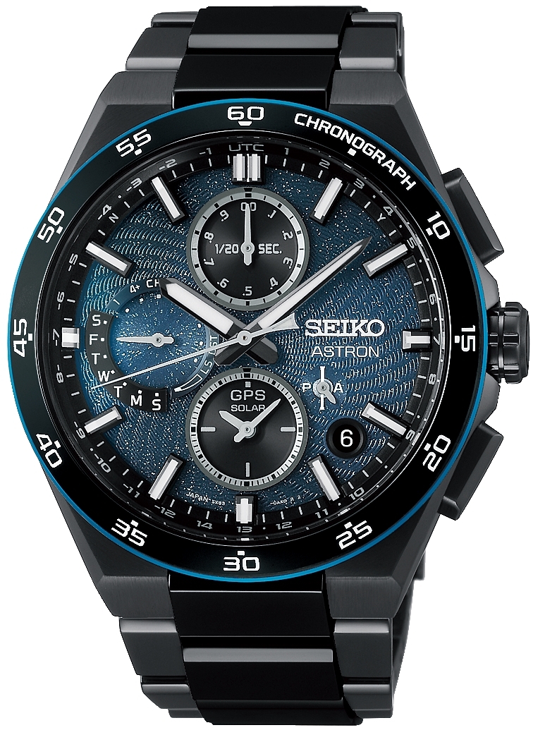 Seiko Herrklocka SSH187J1 Astron Blå/Titan Ø43.25 mm