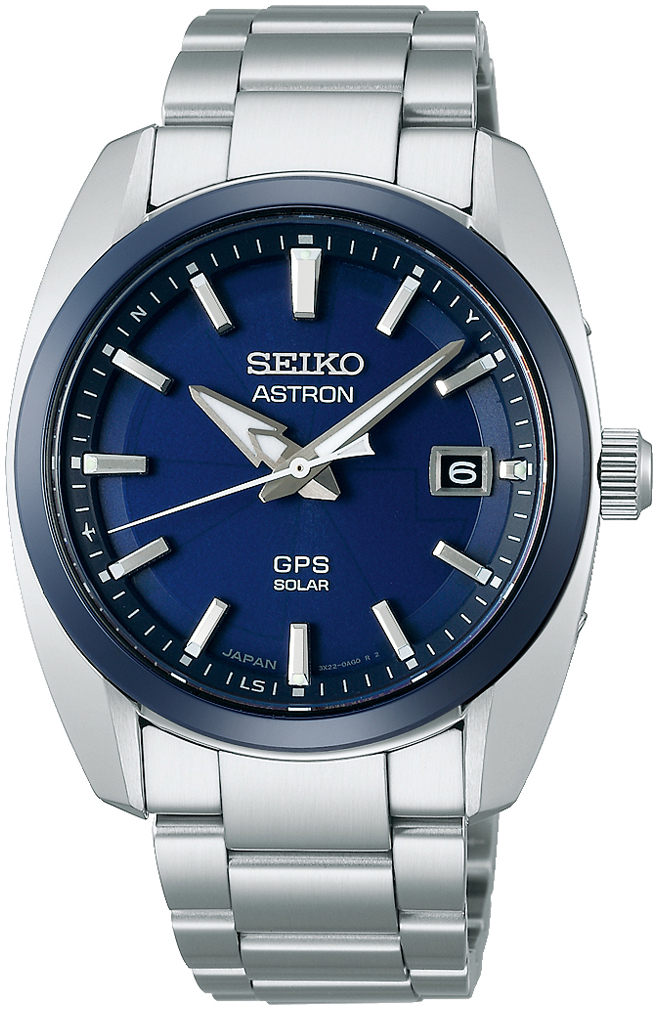 Seiko Herrklocka SSJ003J1 Astron Blå/Stål Ø39 mm - Seiko