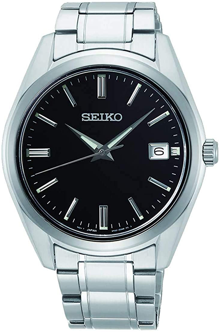 Seiko Herrklocka SUR311P1 Svart/St&aring;l &Oslash;40.2 mm