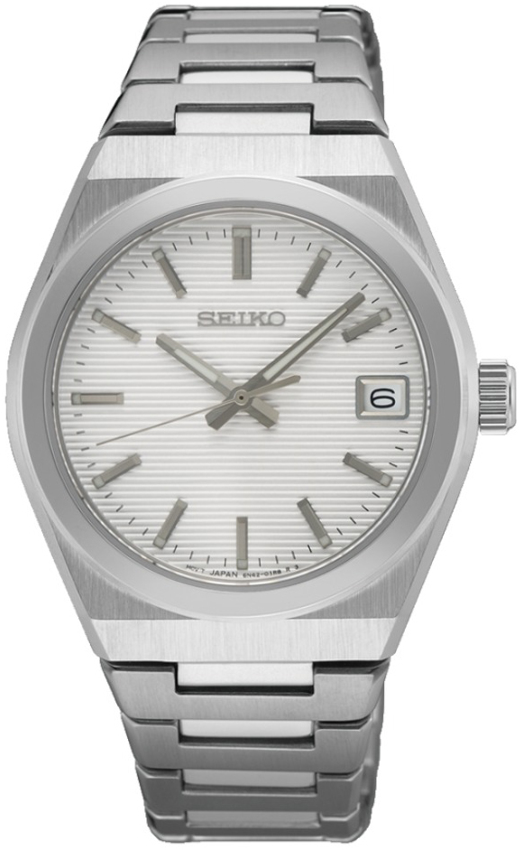 Seiko Damklocka SUR573P1 Sport Vit/Stål Ø34 mm - Seiko