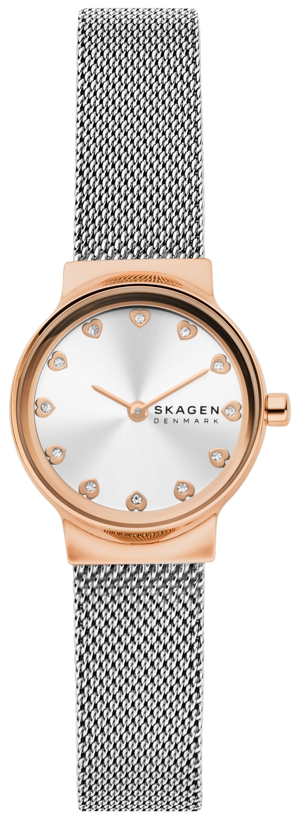 Skagen Damklocka SKW3025 Freja Lille Silverfärgad/Roséguldstonat - Skagen