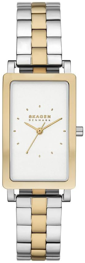 Skagen Damklocka SKW3156 Hagen Vit/Gulguldtonat stål - Skagen