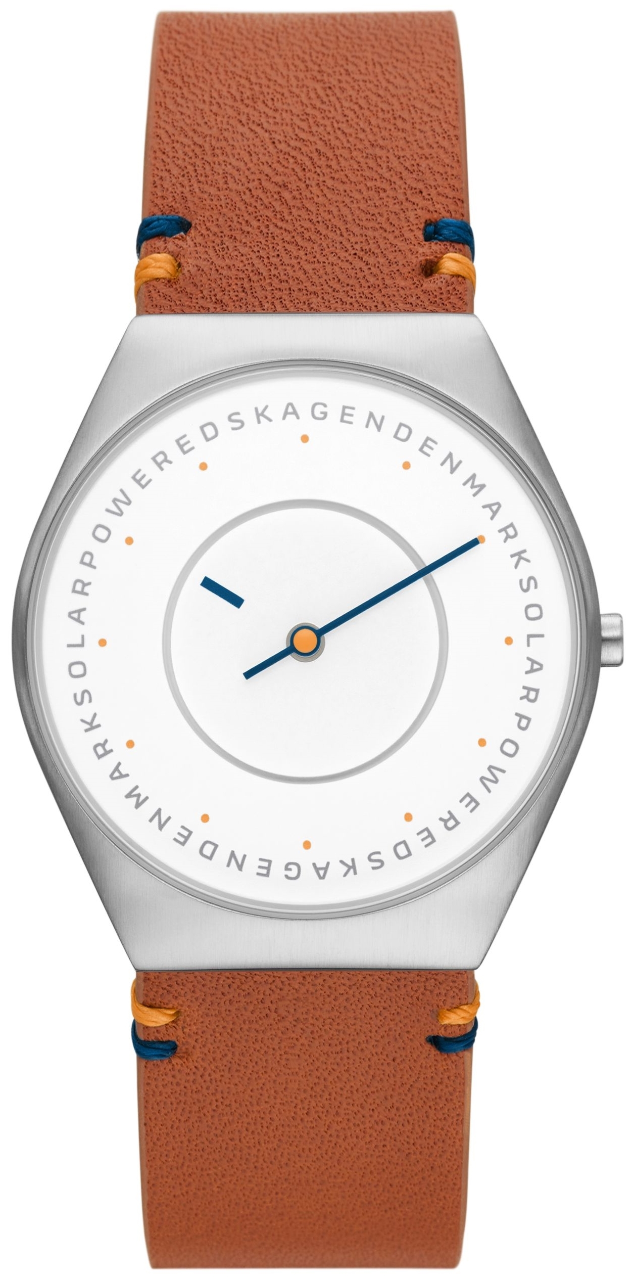 Skagen Herrklocka SKW6872 Grenen Vit/Läder Ø37 mm - Skagen