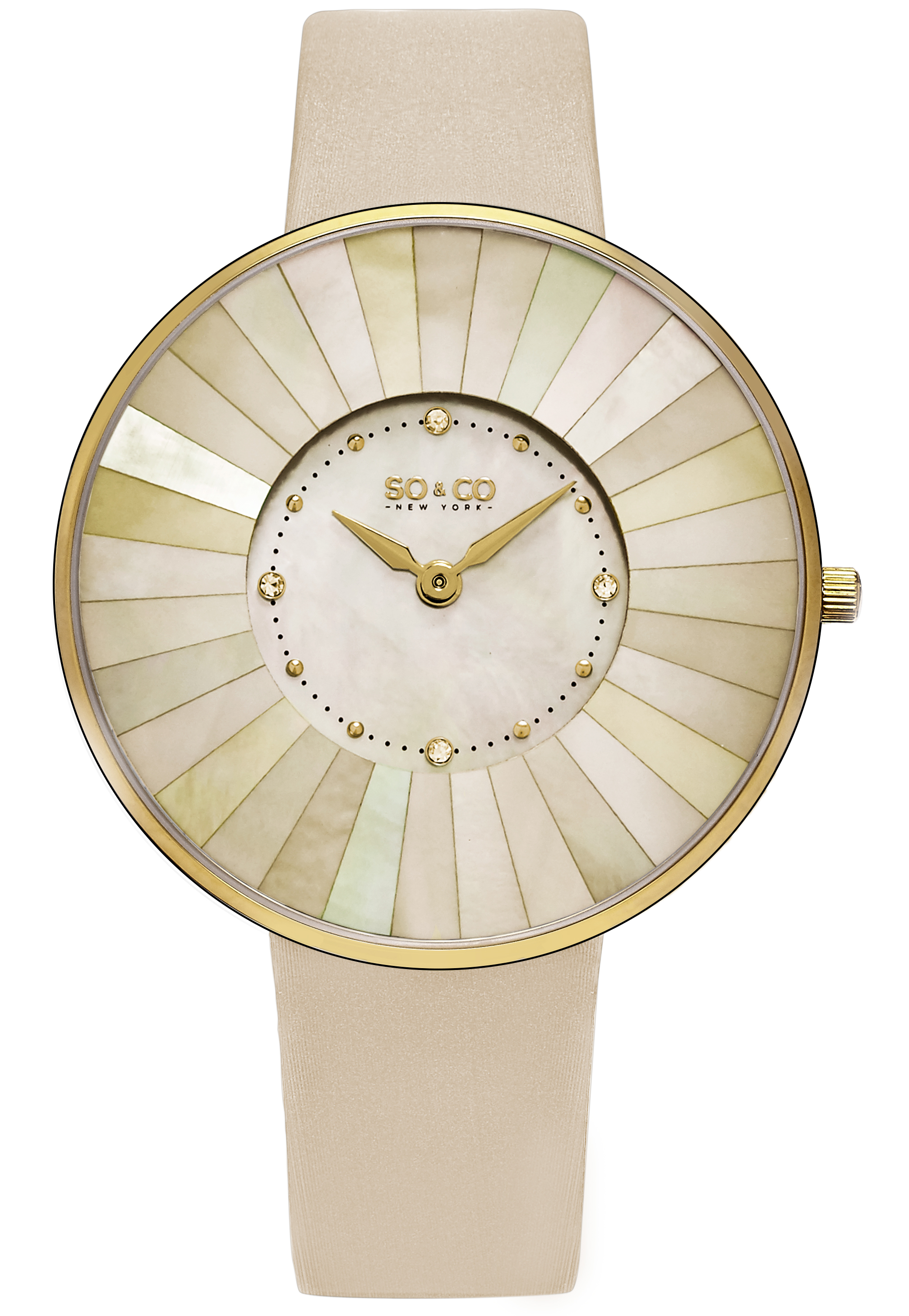 So & Co New York Damklocka 5275.2 SoHo Flerfärgad/Satin Ø38 mm - So & Co New York