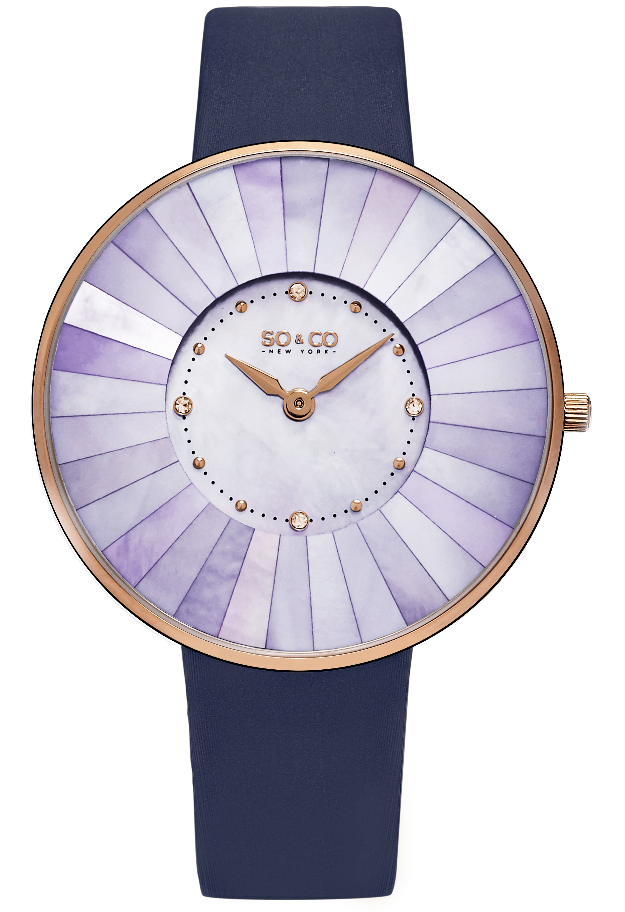 So & Co New York Damklocka 5275.3 SoHo Lila/Satin Ø38 mm - So & Co New York