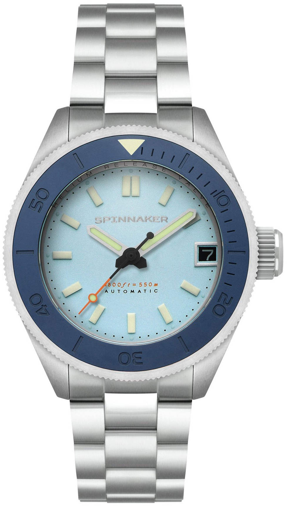 Spinnaker Herrklocka SP-5098-55 Piccard Blå/Stål Ø45 mm - Spinnaker