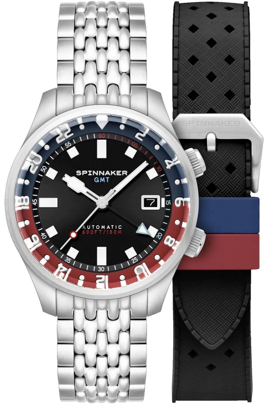 Spinnaker Herrklocka SP-5121-55 Bradner Svart/Stål Ø42 mm - Spinnaker