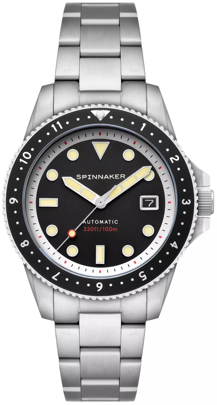 Spinnaker Herrklocka SP-5136-11 Croft Pioneer Svart/Stål Ø42 mm - Spinnaker