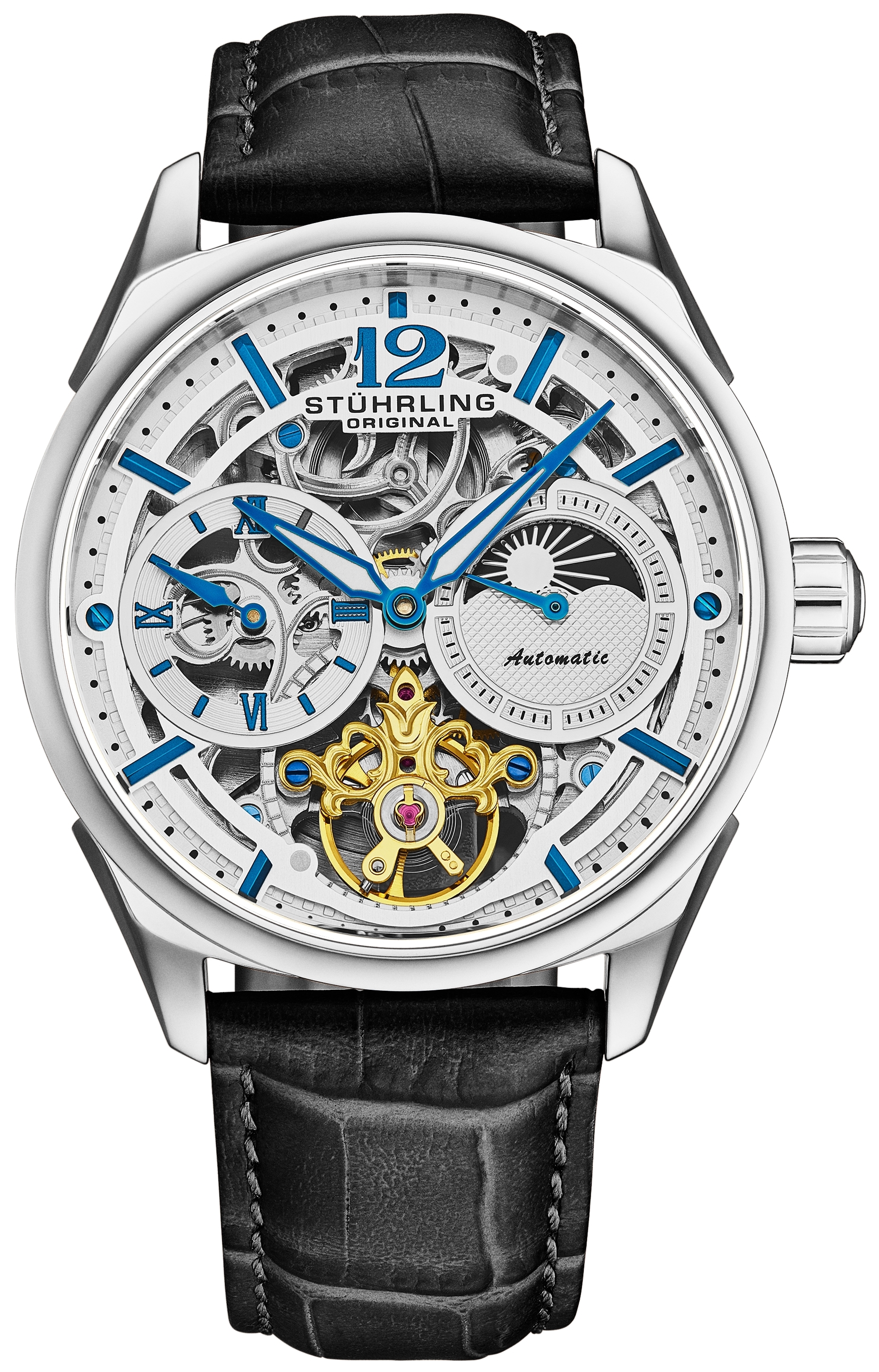 Stührling Original Herrklocka 1019.01 Legacy Vanguard Läder Ø42 mm - Stührling Original