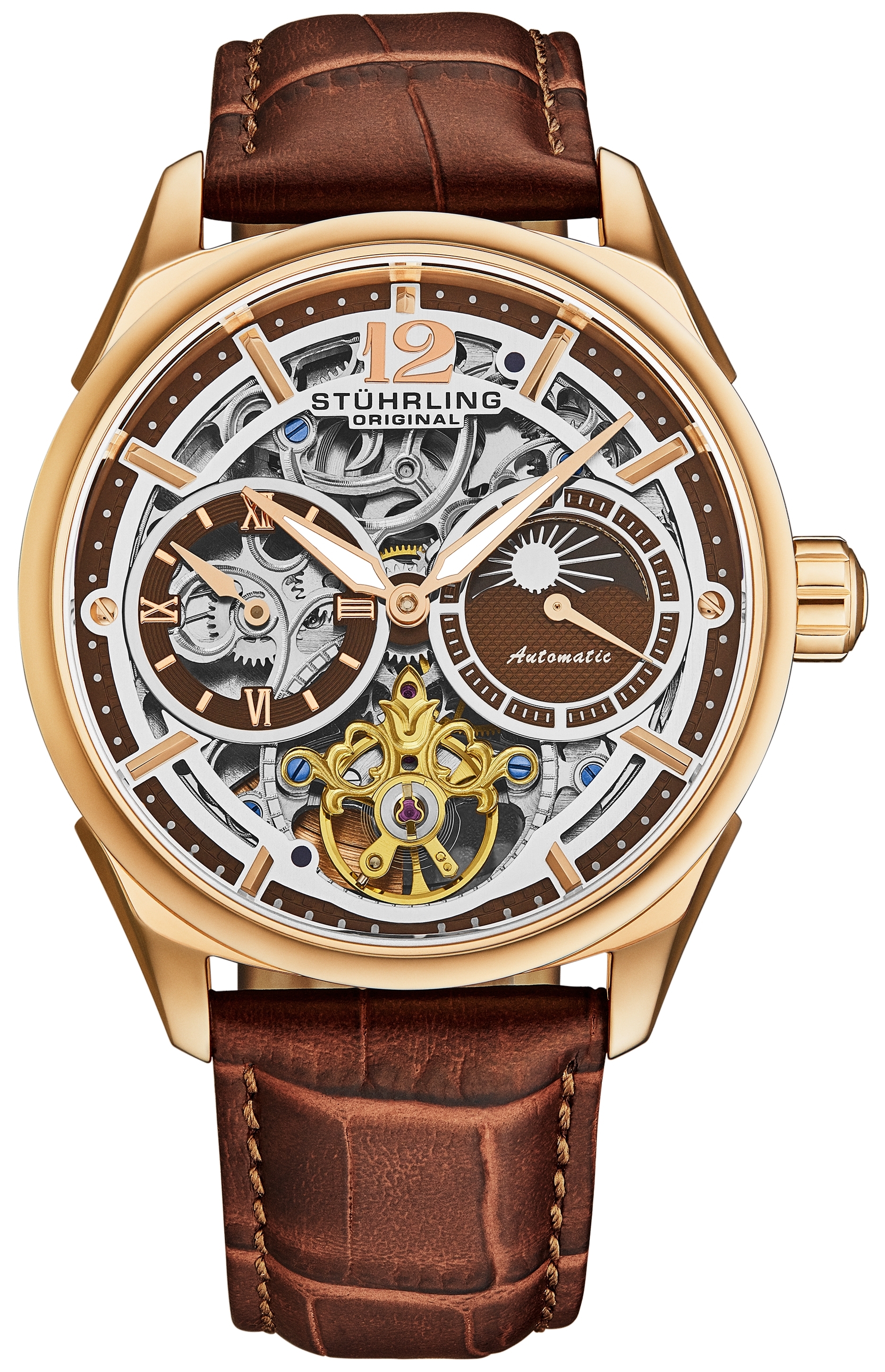 Stührling Original Herrklocka 1019.03 Legacy Vanguard Läder Ø42 mm - Stührling Original