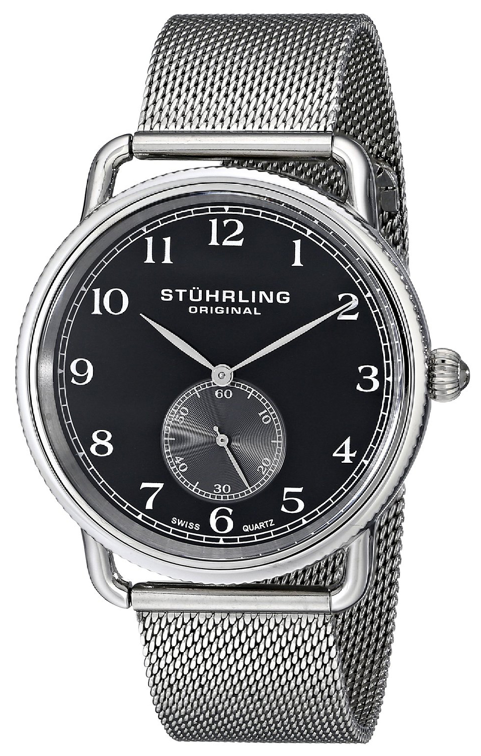 Stührling Original 99999 Herrklocka 207M.02 Svart/Stål Ø40 mm - Stührling Original