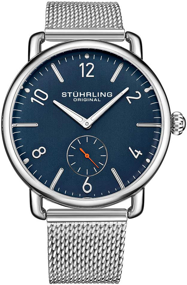Stührling Original Herrklocka 3939.1 Jenson Blå/Stål Ø42 mm - Stührling Original