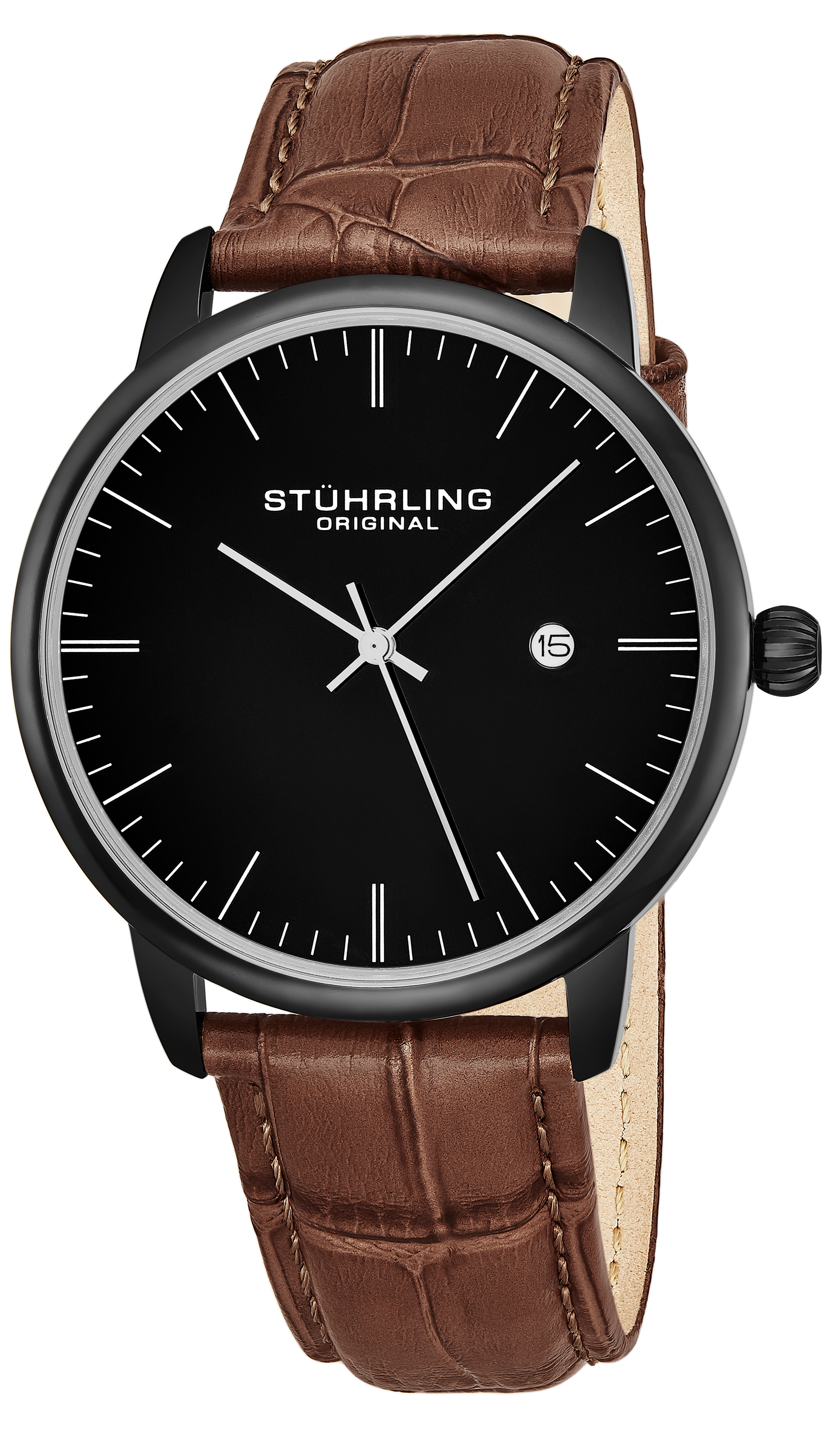 Stührling Original 99999 Herrklocka 3997.5 Brun/Stål Ø38 mm - Stührling Original