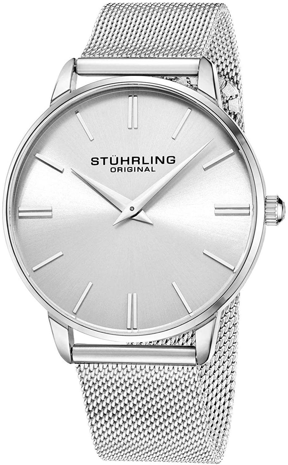 Stührling Original Herrklocka 3998.1 Symphony Silverfärgad/Stål - Stührling Original