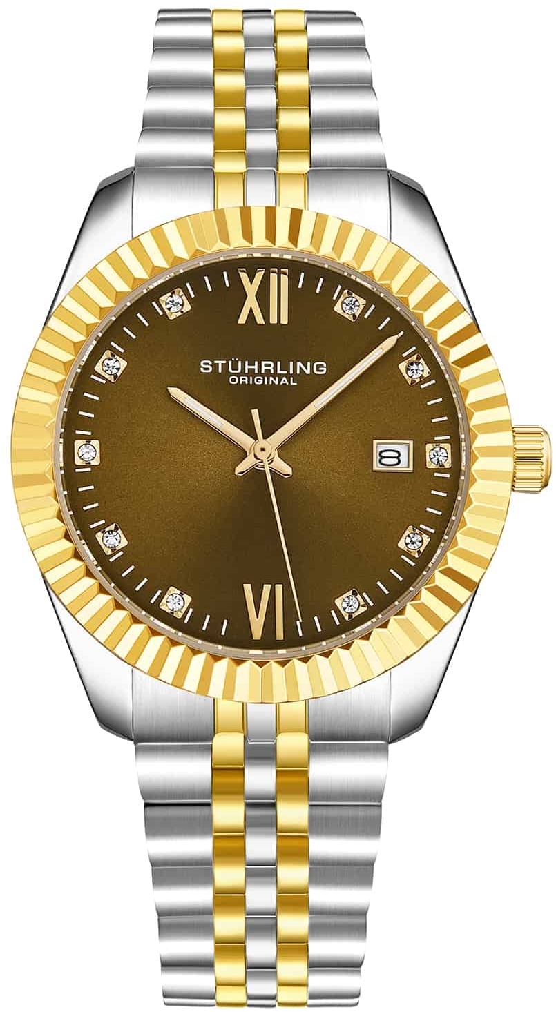 Stührling Original Herrklocka 4024.5 Gamine Bronsfärgad/Stål Ø36 - Stührling Original