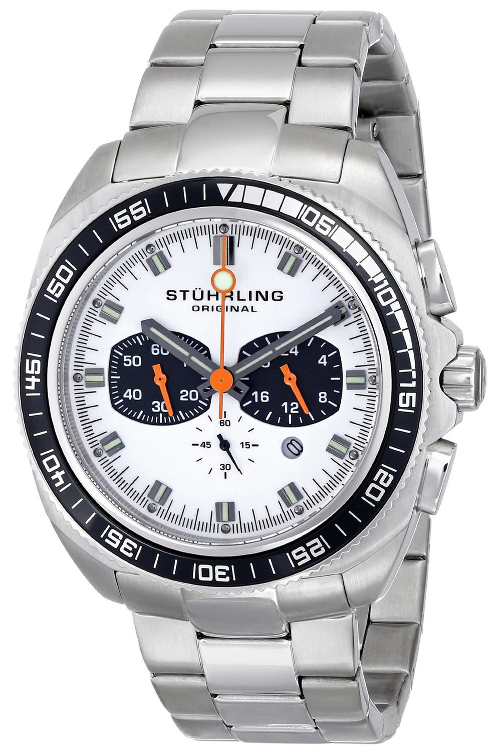 Stührling Original Herrklocka 586B.01 Silverfärgad/Stål Ø47 mm - Stührling Original