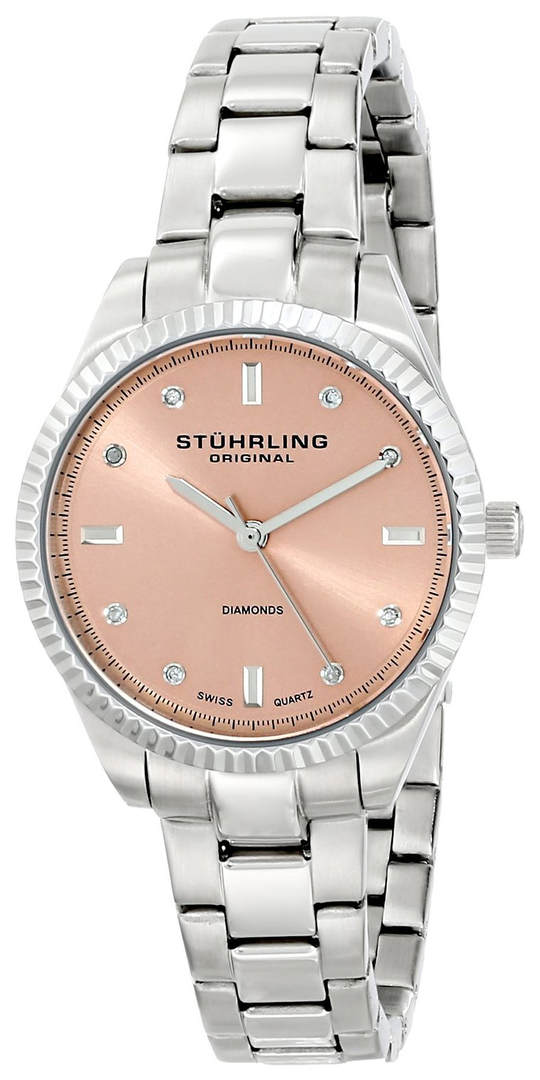 Stührling Original Damklocka 607L.02 Guldtonad/Stål Ø32 mm - Stührling Original