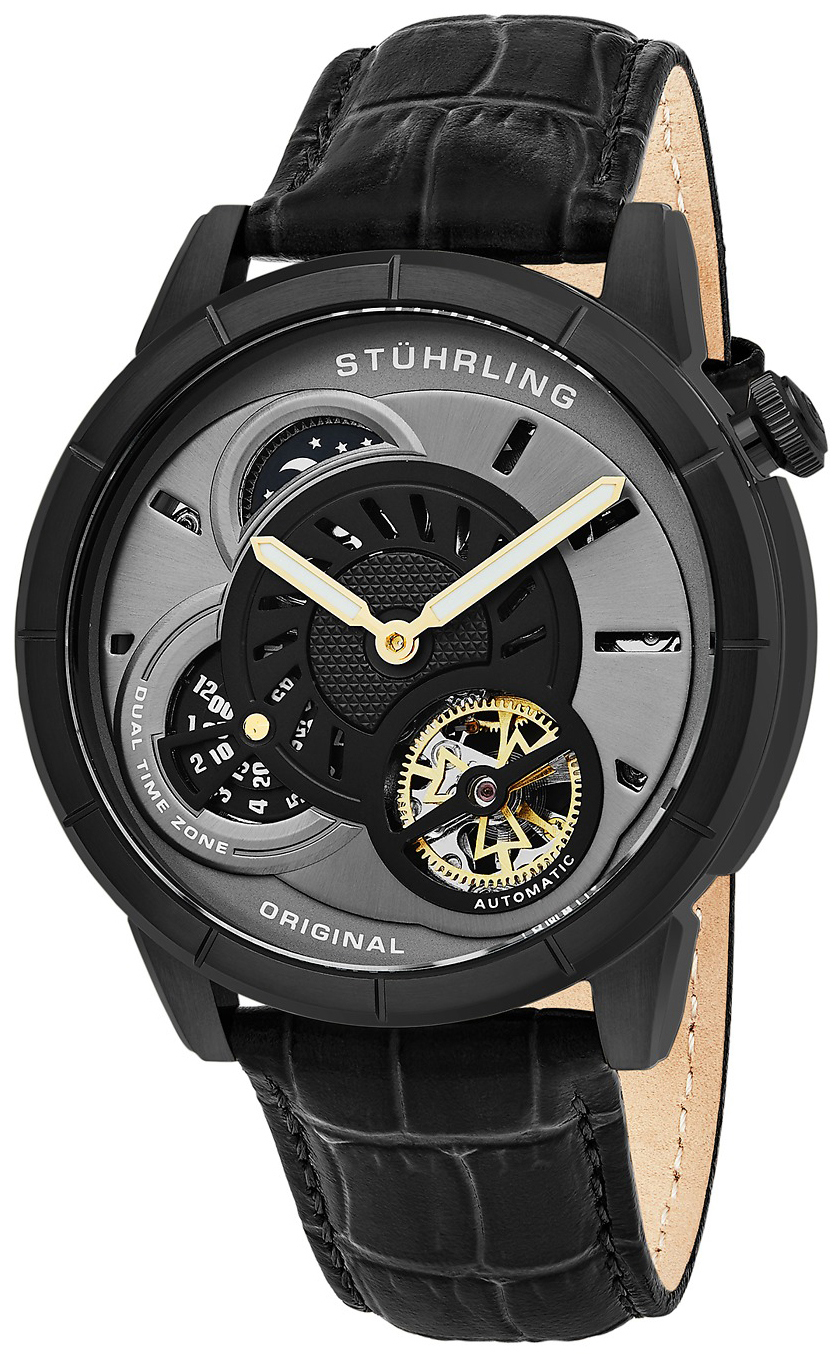 Stührling Original Herrklocka 686.03 Legacy Grå/Läder Ø45 mm - Stührling Original