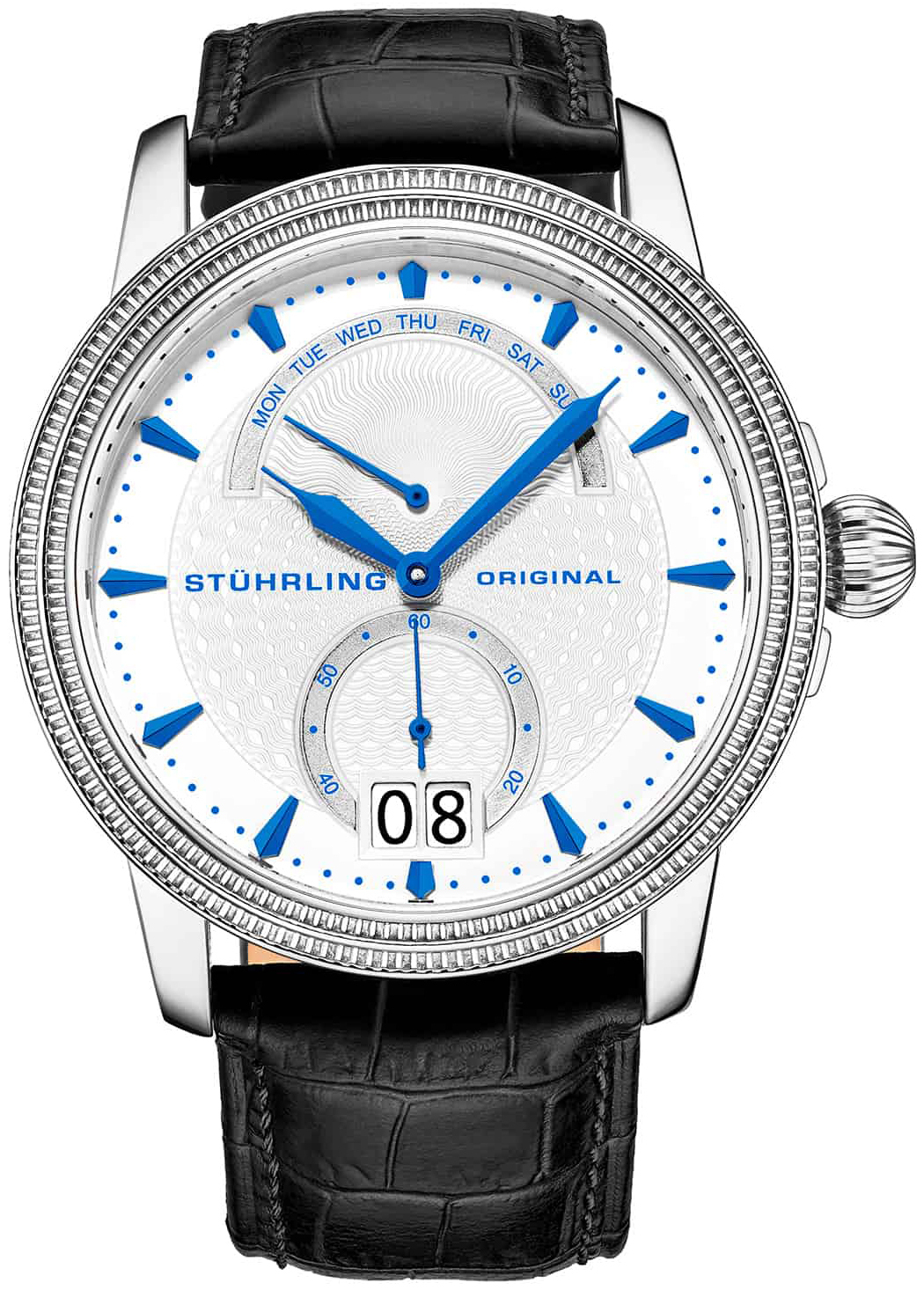 Stührling Original Herrklocka 788.04 Classic Vit/Läder Ø45 mm - Stührling Original