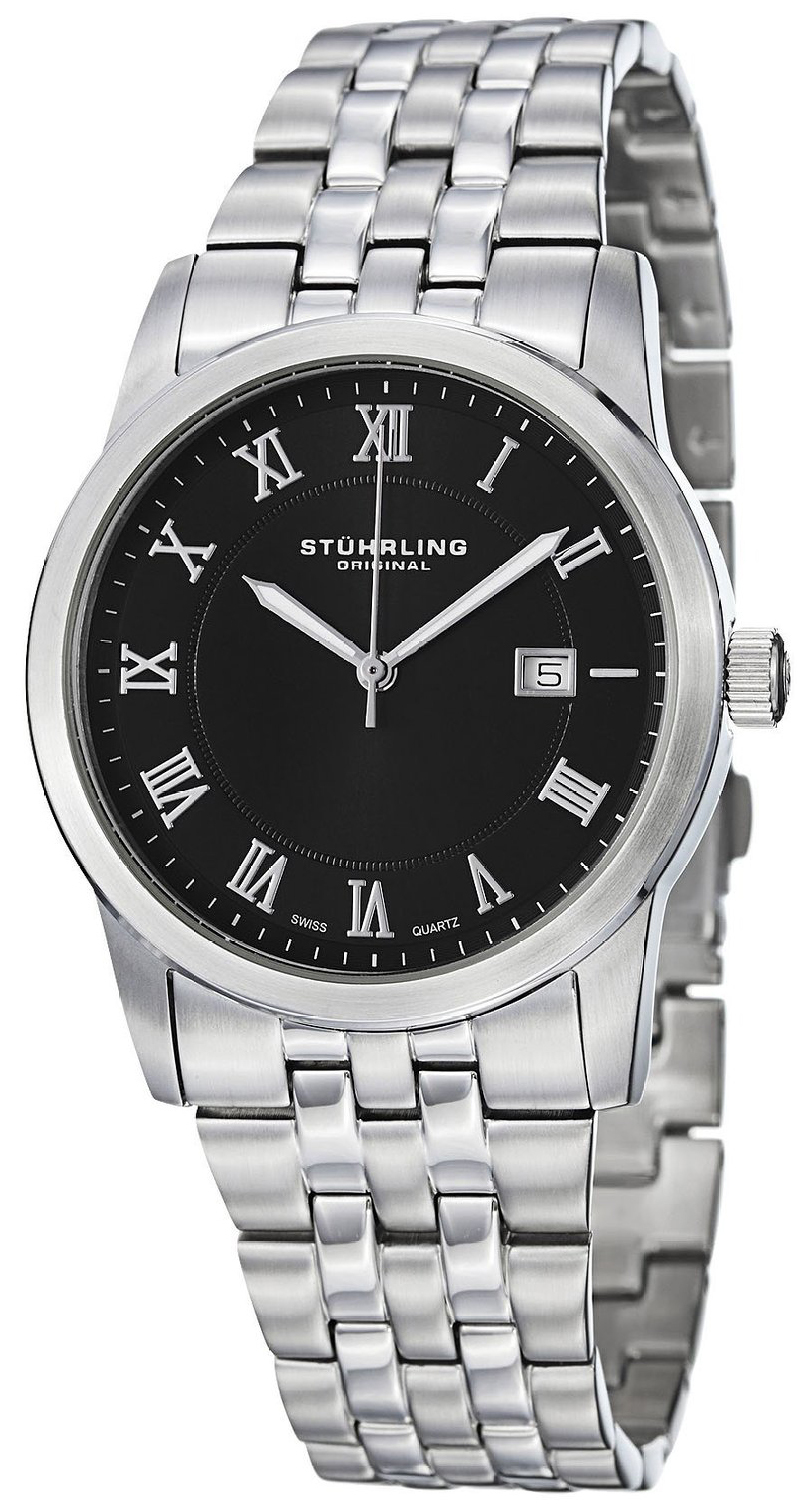 Stührling Original Herrklocka 961G.33111 Svart/Stål Ø38 mm - Stührling Original