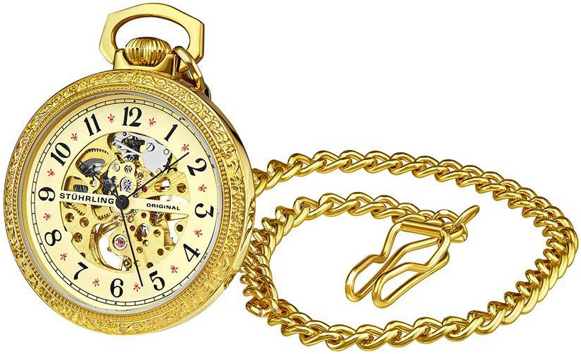 Stührling Original Herrklocka 979.03 Consul Guld Ø48 mm - Stührling Original