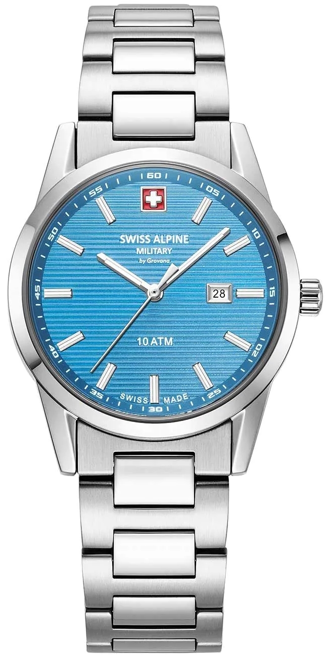 Swiss Alpine Military Damklocka 7767.1131 Argos Bl&aring;/St&aring;l &Oslash;34 mm