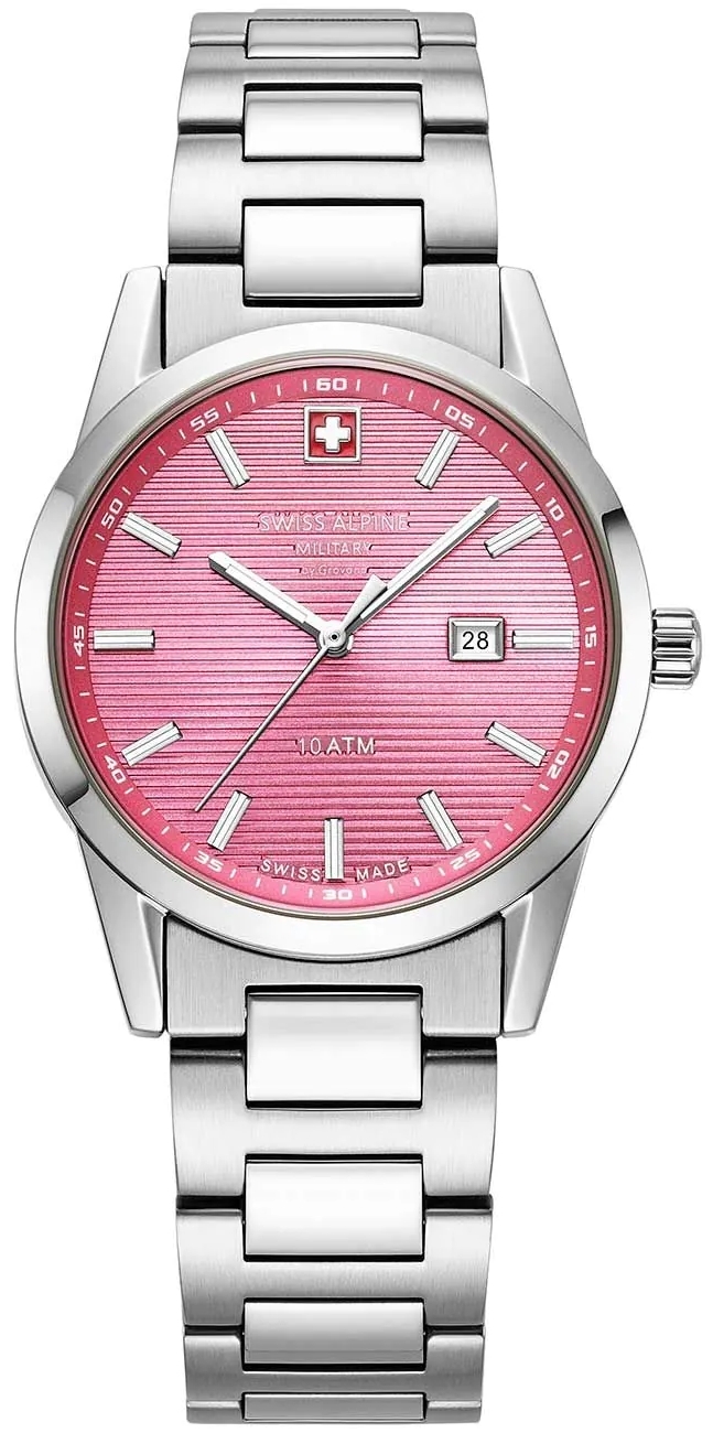 Swiss Alpine Military Damklocka 7767.1136 Argos Rosa/St&aring;l &Oslash;34 mm
