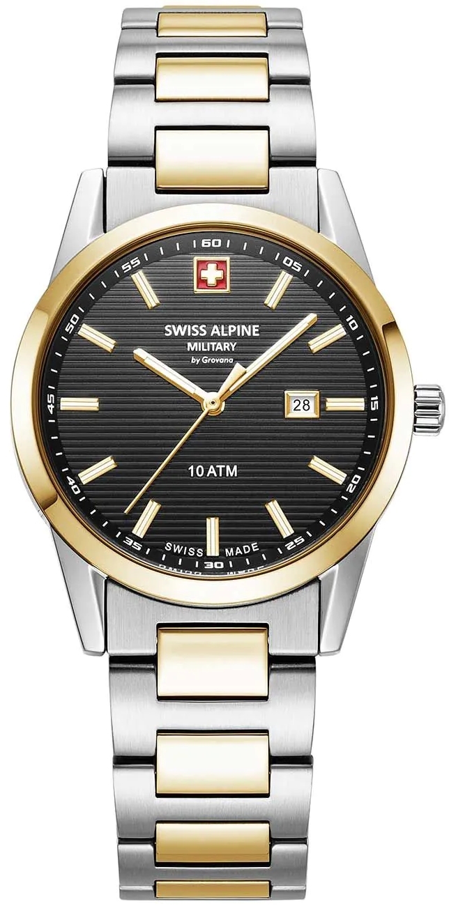 Swiss Alpine Military Damklocka 7767.1147 Argos Svart/Stål Ø34 mm - Swiss Alpine Military