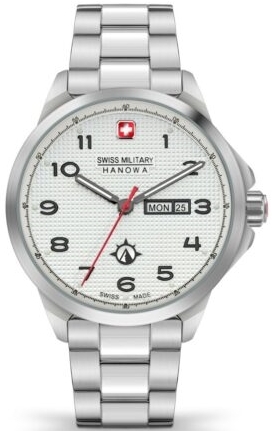 Swiss Military Hanowa Herrklocka SMWGH2100302 Puma Vit/Stål Ø45 mm - Swiss Military Hanowa