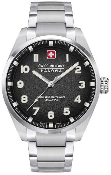 Swiss Military Hanowa Herrklocka SMWGG0001503 Greyhound Gr&aring;/St&aring;l