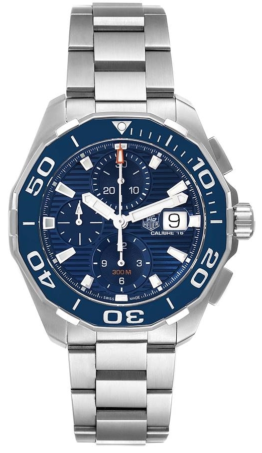 TAG Heuer Herrklocka CAY211B.BA0927 Aquaracer Chronograph Blå/Stål - TAG Heuer