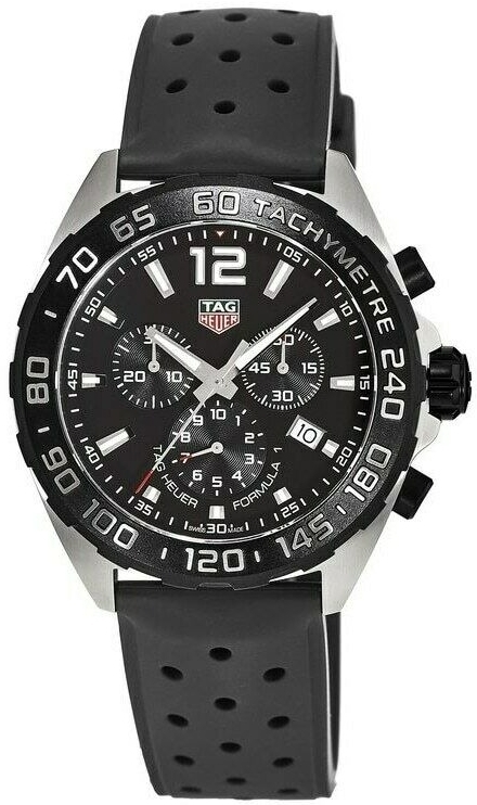TAG Heuer Herrklocka CAZ1010.FT8024 Formula 1 Svart/Gummi Ø43 mm - TAG Heuer