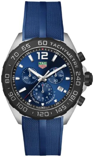 TAG Heuer Herrklocka CAZ101AV.FT8077 Formula 1 Blå/Gummi Ø43 mm - TAG Heuer