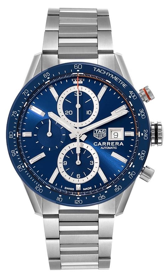 TAG Heuer Herrklocka CBM2112.BA0651 Carrera Blå/Stål Ø41 mm