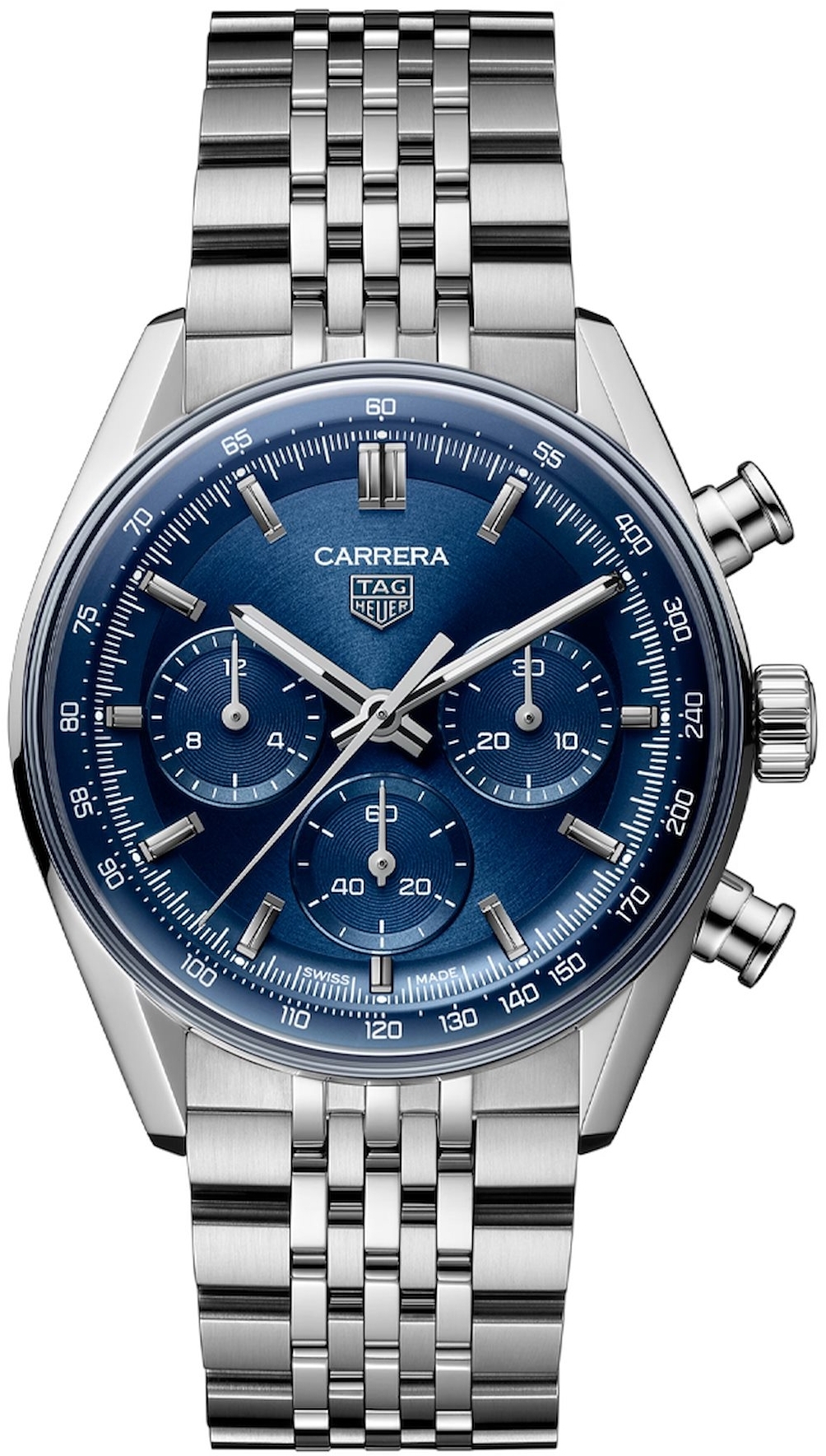 TAG Heuer Herrklocka CBS2113.BA0053 Carrera Chronograph Blå/Stål