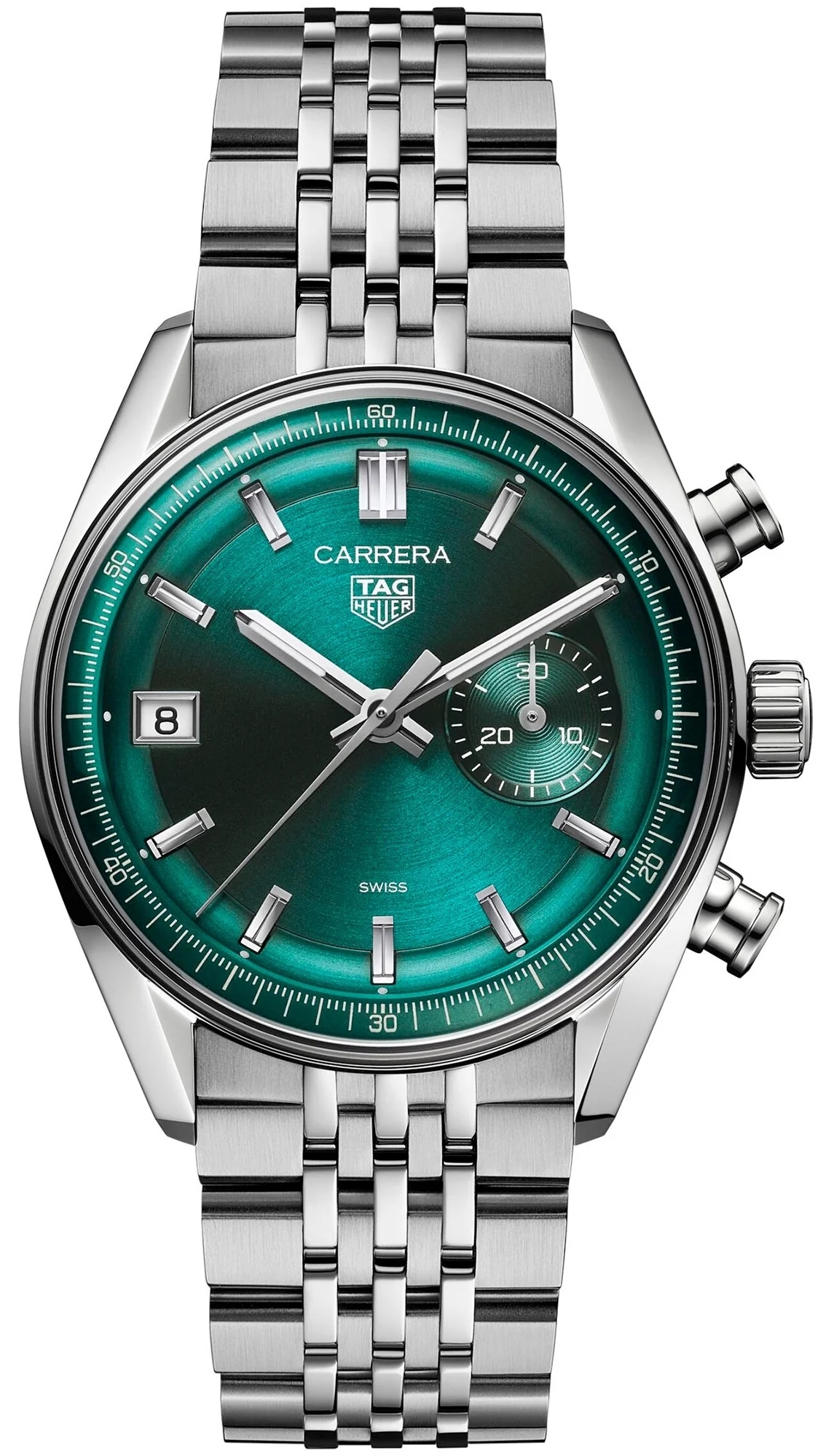 TAG Heuer Herrklocka CBS2211.BA0048 Carrera Grön/Stål Ø39 mm - TAG Heuer