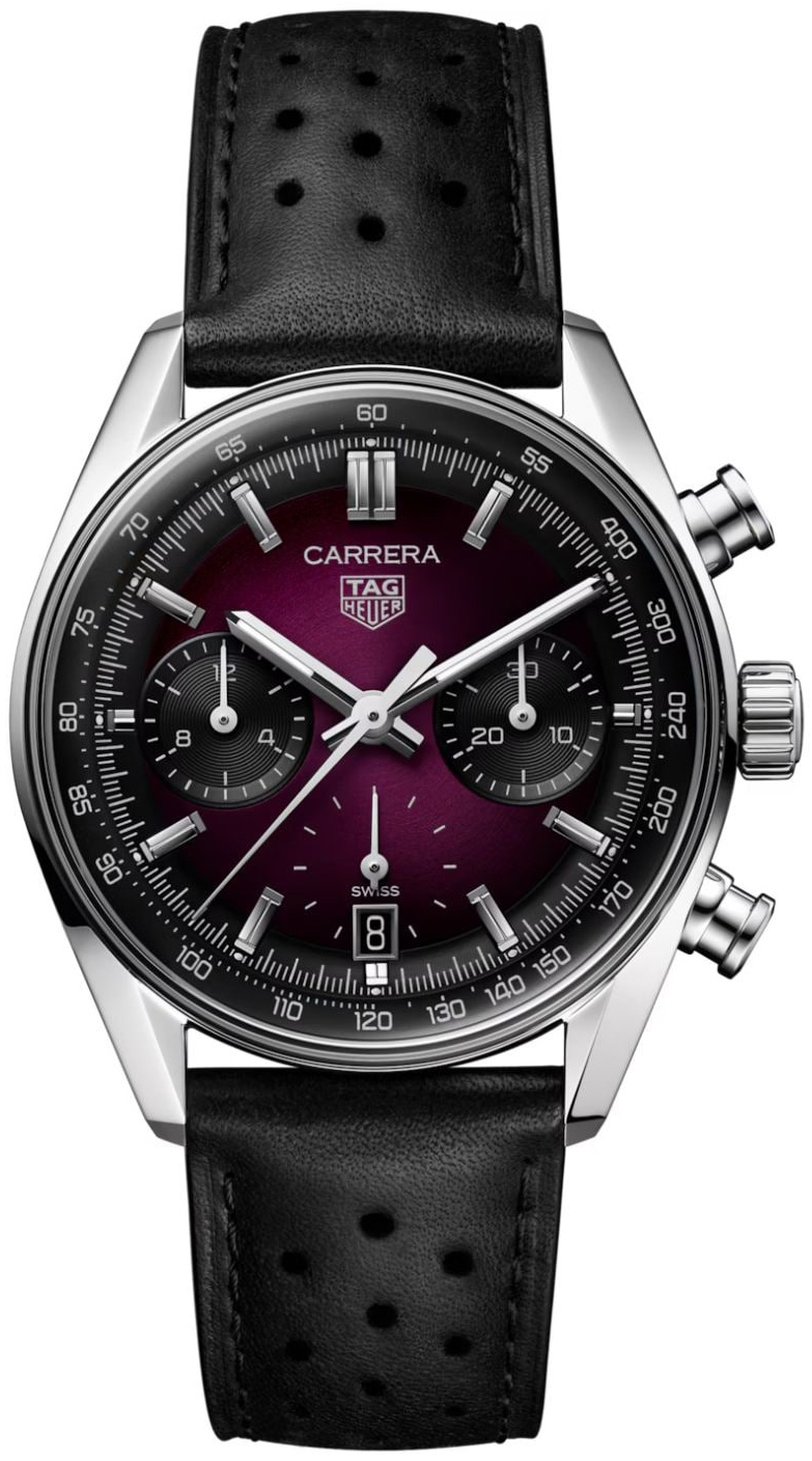TAG Heuer Damklocka CBS2219.FC6607 Carrera Röd/Läder Ø39 mm - TAG Heuer