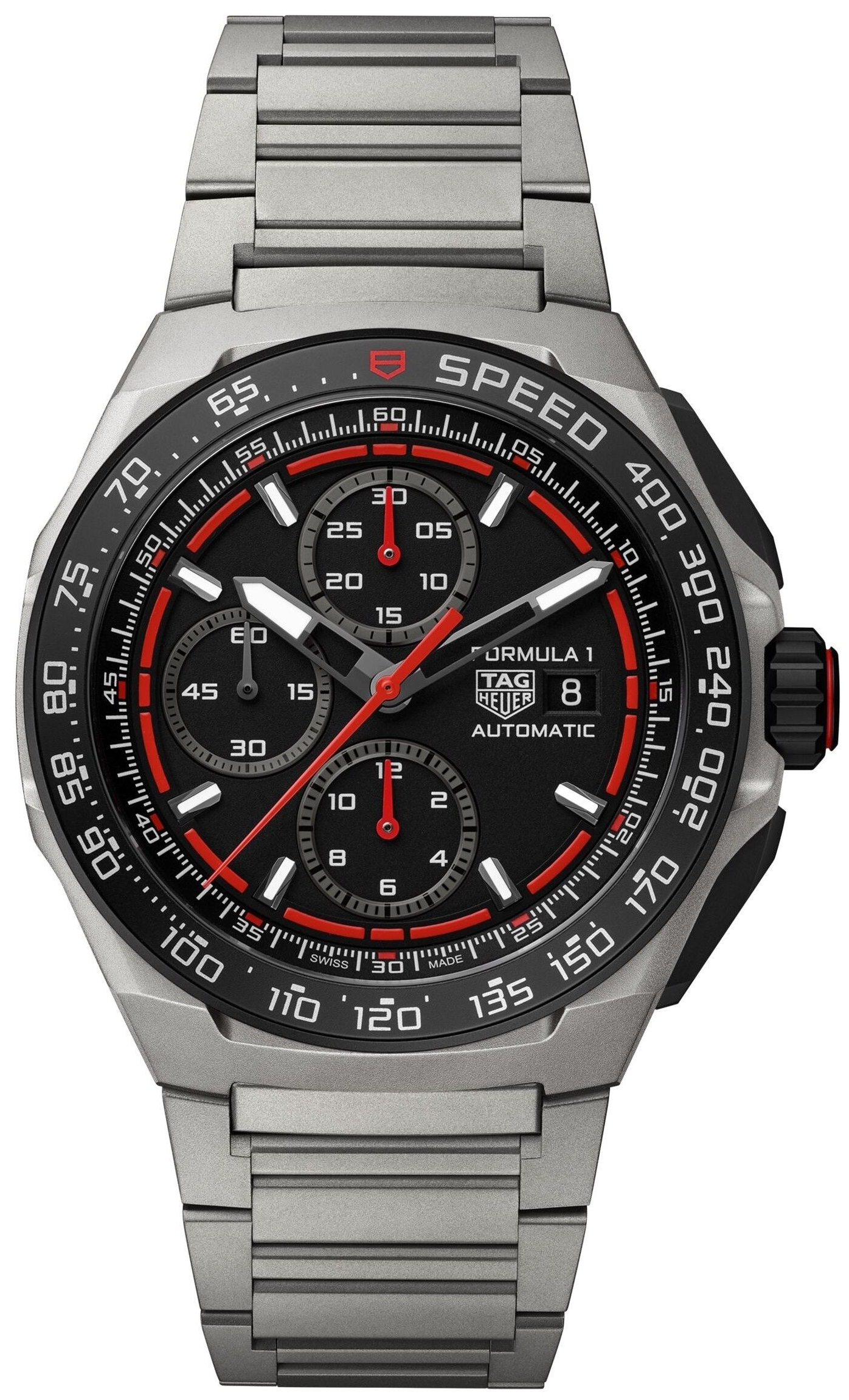 TAG Heuer Herrklocka CBZ2082.BF0009 Formula 1 Svart/Titan Ø44 mm