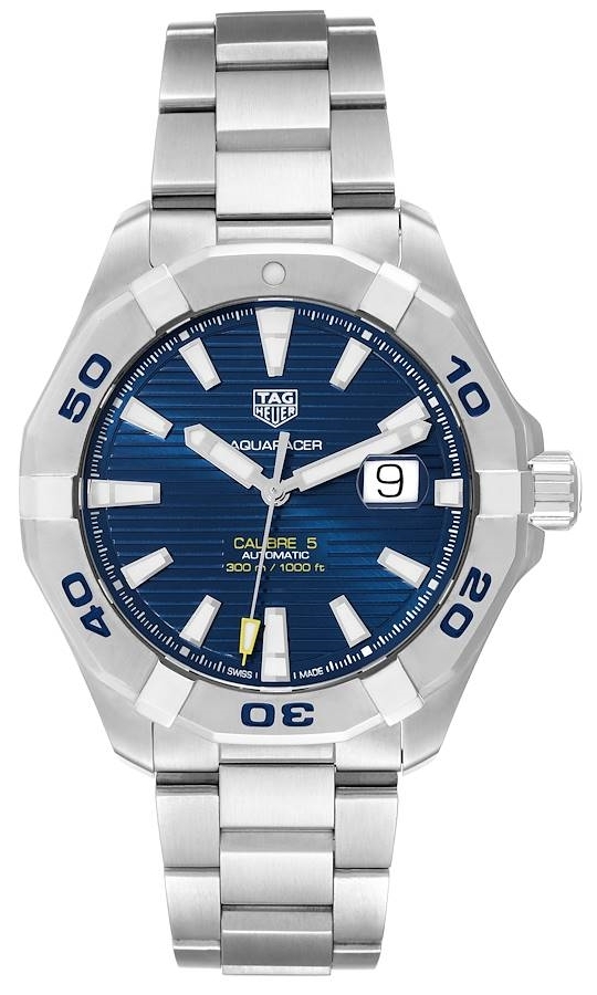 TAG Heuer Herrklocka WAY2012.BA0927 Aquaracer Bl&aring;/St&aring;l &Oslash;43 mm