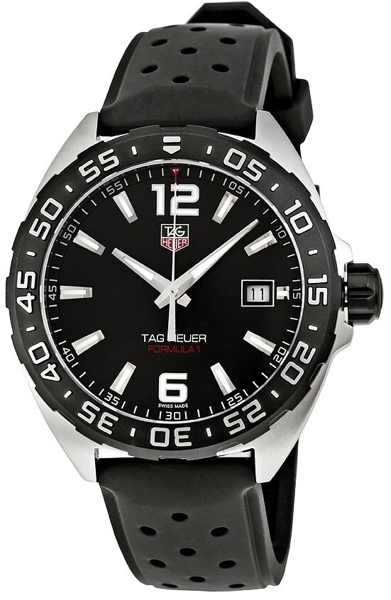 TAG Heuer Herrklocka WAZ1110.FT8023 Formula 1 Svart/Gummi Ø41 mm - TAG Heuer