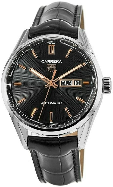 TAG Heuer Herrklocka WBN2013.FC6503 Carrera Svart/Läder Ø41 mm - TAG Heuer